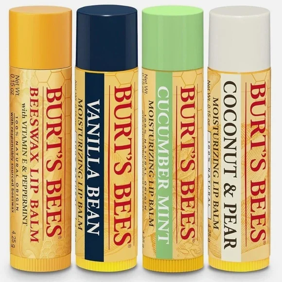 Burt’s Bees Lip Balms - Assorted 4 Pack Set - Picture 16 of 16